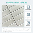 Axyaa 3D Tile Stickers: Self-adhesive, Water & Mold Resistant for Kitchen/Bathroom - 30x30cm