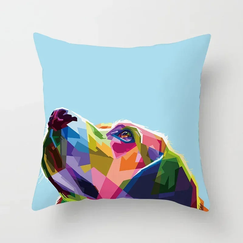 Axyaa Abstract Animal Pattern Pillowcase 45*45cm