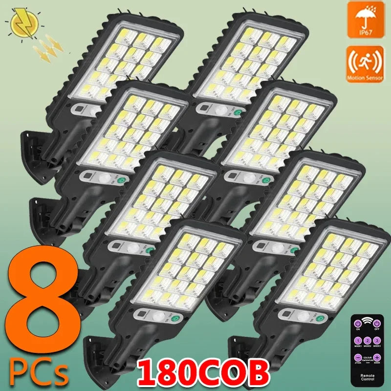 Axyaa Solar Security Light with 3 Modes for Garden Pathways