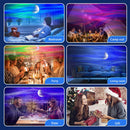 Axyaa Galaxy Wave Projector with Bluetooth Speaker & Sound-Activated Night Light