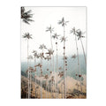 Scandinavian Green Leaves Reeds Posters Boho Wall Art Axyaa Canvas Prints