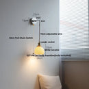 Axyaa Ceramic LED Wall Sconce Light Fixture with Pull Chain Switch