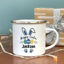 Axyaa Kids Bunny Enamel Mug - Personalized Easter Gift - Cocoa & Juice Cup