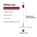 Axyaa Nordic UFO LED Pendant Light for Restaurant Shop Bar, Adjustable Height, Unique Design