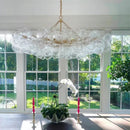 Axyaa Glass Bubble Chandelier for Living Dining Room Suspended Luxury Lighting