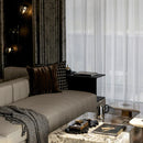 Axyaa Luxe Velvet Brown Coffee Pillowcase for Sofa & Living Room in Squre Shape