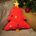 Axyaa Christmas Tree Shape Throw Pillow Plush Doll for Children and Girls