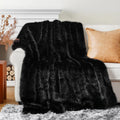 Axyaa Luxury Faux Fur Blanket for Bed Sofa Home Decor