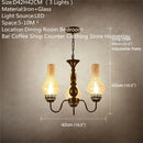 Axyaa Vintage Chandelier Restaurant Personalized Clothing Private Rooms Industrial Living Room Lighting