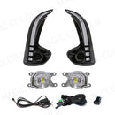 Axyaa LED Daytime Running Light DRL Front Bumper for Toyota Yaris Vios 2020-2022