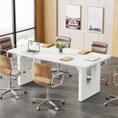 Axyaa Executive Desk: 70.9" Office Computer Conference Table, Workstation Business Furniture