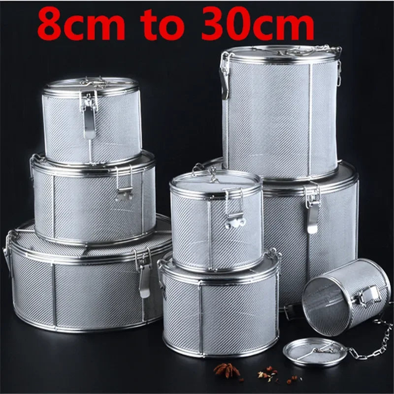 Axya Fine Mesh Strainer Basket for Separating Hot Pot Slag and Straining Soup