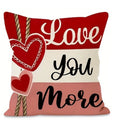 Axyaa Love Print Pillowcase - Romantic Sweet Home Decor & Gift