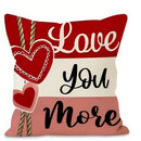 Axyaa Love Print Pillowcase - Romantic Sweet Home Decor & Gift