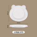 Axyaa Ceramic Premium Meal Plate for Breakfast, Western Desserts, and Afternoon Tea
