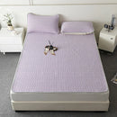 Axyaa Cooling Latex Bedding Set with Summer Bed Mat, Pillowcase, and Sheet