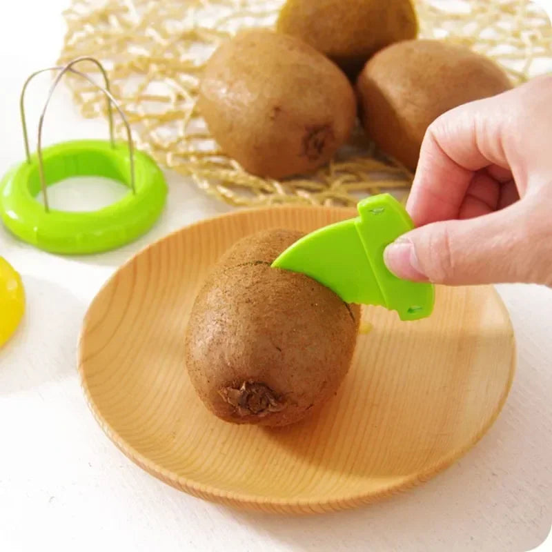 Axyaa Stainless Steel Kiwi Peeler Cutter Kitchen Gadget