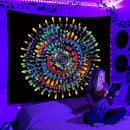 Axyaa Psychedelic Space Tapestry Wall Hanging for Bedroom and Dorm Decor