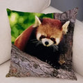 Axyaa Red Panda Print Pillowcase for Cute Wildlife Home Decor