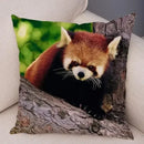 Axyaa Red Panda Print Pillowcase for Cute Wildlife Home Decor