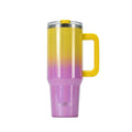 Axyaa 40oz Tumbler with Handle & Straw - Double Wall Vacuum Insulated Stainless Steel Cup