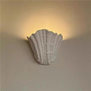 Axyaa French Carved Shell Gypsum Wall Lamp for Home Decor