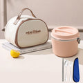 Axyaa Electric Heating Lunch Box 304 Stainless Steel Food Warmer - School, Office, Car, Truck