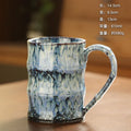 Axyaa Bamboo Ceramic Coffee Cup Large Capacity Drinking Mug
