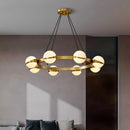 Axyaa LED Pendant Chandeliers for Modern Living and Dining Room Lighting