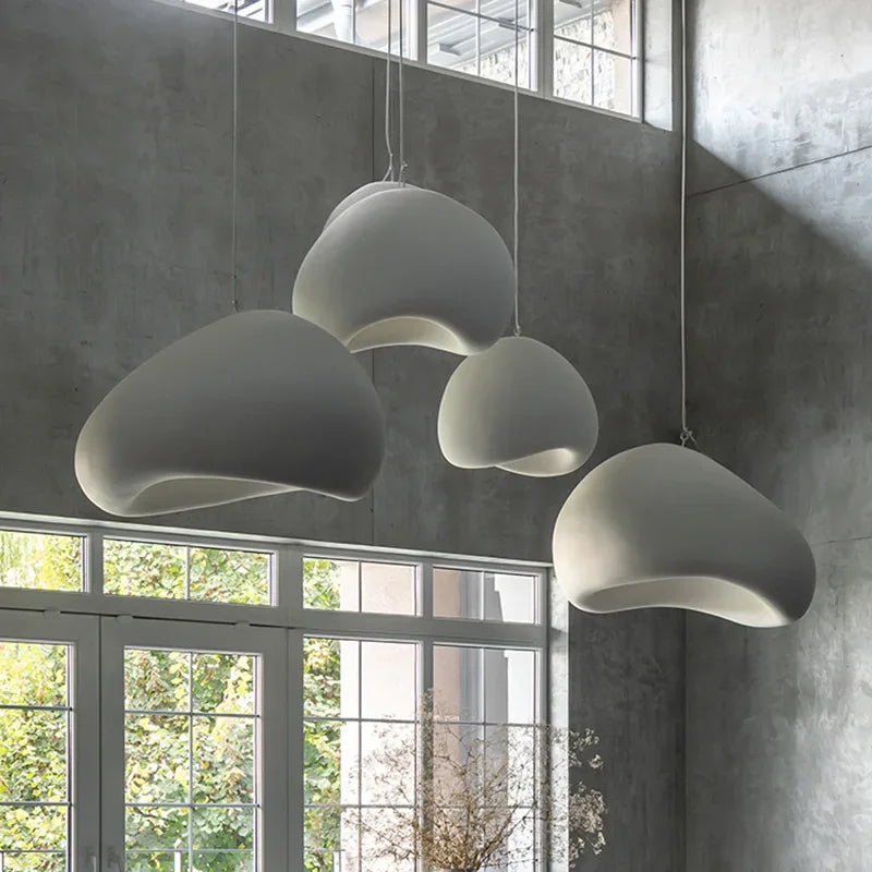 Wabi Sabi Chandelier LED Pendant Light by Axyaa - Modern Minimalist Design