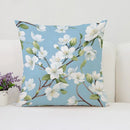 Axyaa Japanese Cherry Blossom Pillowcase 40x40 Covers for Bed and Living Room