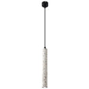 Axya Geomantic Terrazzo Chandelier: Industrial Nordic Pendant Lamp
