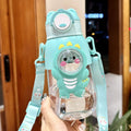 Axyaa Dinosaur Kids Straw Water Bottle