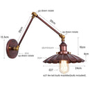 Axyaa Industrial Rustic LED Wall Sconce Lamp for Hallway and Bedroom