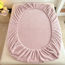 Axyaa Coral Velvet Fitted Sheet - Winter Warm Mattress Cover - Single/Queen/King Size