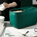Axyaa Kitchen Rice Bucket Grain Jars - Moisture-Proof Food Storage & Spice Organizer
