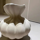 Axyaa French Lace Ceramic Vase for Elegant Flower Arrangements