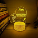 Axyaa Vision Stereo 3D Night Light - Bedroom Decoration - Atmosphere Night Light