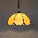 Axyaa Stained Glass Pendant Lights in Baroque Style for Kitchen and Home Decor