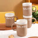 Axyaa Coarse Pottery Ceramic Cup Set | Creative Design High-value Water Mug