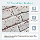 Axyaa 3D Brick Wall Tiles, Adhesive Kitchen Backsplash Stickers - Pack of 10