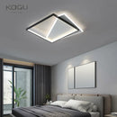 Axyaa LED Ceiling Lights: Modern Round & Square Bedroom Study Indoor Lamps