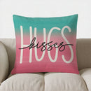Axyaa Bunny Ears & Polka Dot Pillow Cover for Sofa, Bedroom, Car
