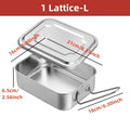 Axyaa Stainless Steel Lunch Box - Large Capacity Food Storage Container