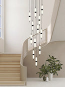 Axyaa Modern LED Staircase Chandelier Ceiling Light Fixture