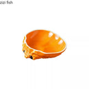 Axyaa Crab Shell Ceramic Plate Set - Restaurant Specialty Tableware