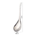 Axyaa Large Round Head Stainless Steel Soup Spoon Rice Ladle with Big Capacity