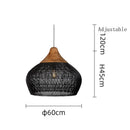 Axyaa Rattan LED Pendant Lamp | Japanese Style Kitchen Island Chandelier
