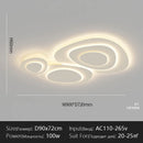 Axyaa Simple White Ceiling Lamp for Warm Indoor Decor in Living Room, Bedroom, or Dining Room