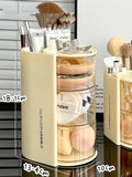 Axyaa Vanity Makeup Organizer with Drawer and Brush Holder